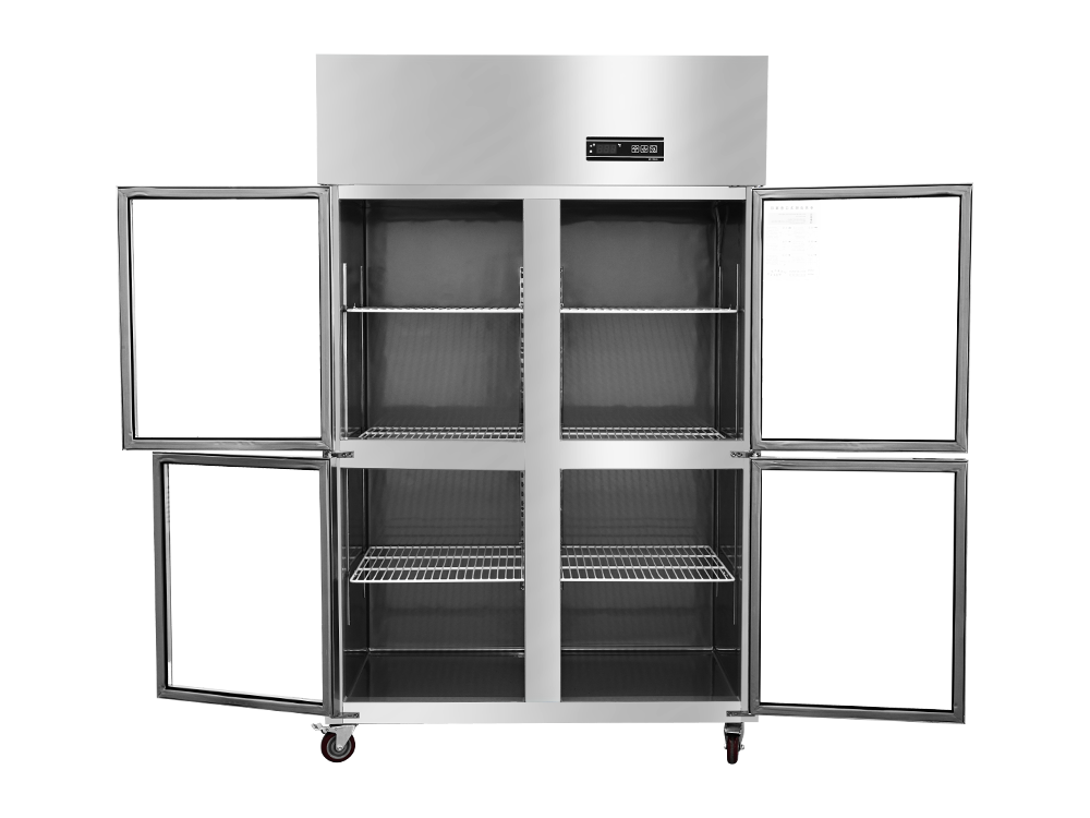 Chiller/freezer/Refrigerator Four-door Glass Door Fan Cooling