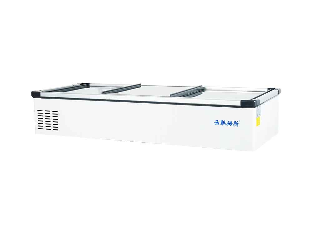 Desktop Front Transparent Freezer Seafood Showcase