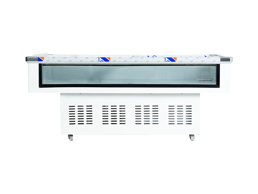 Front Transparent Freezer Seafood Showcase