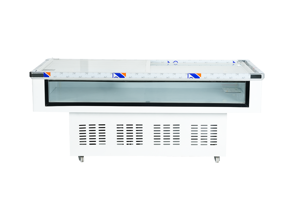 Front Transparent Freezer Seafood Showcase