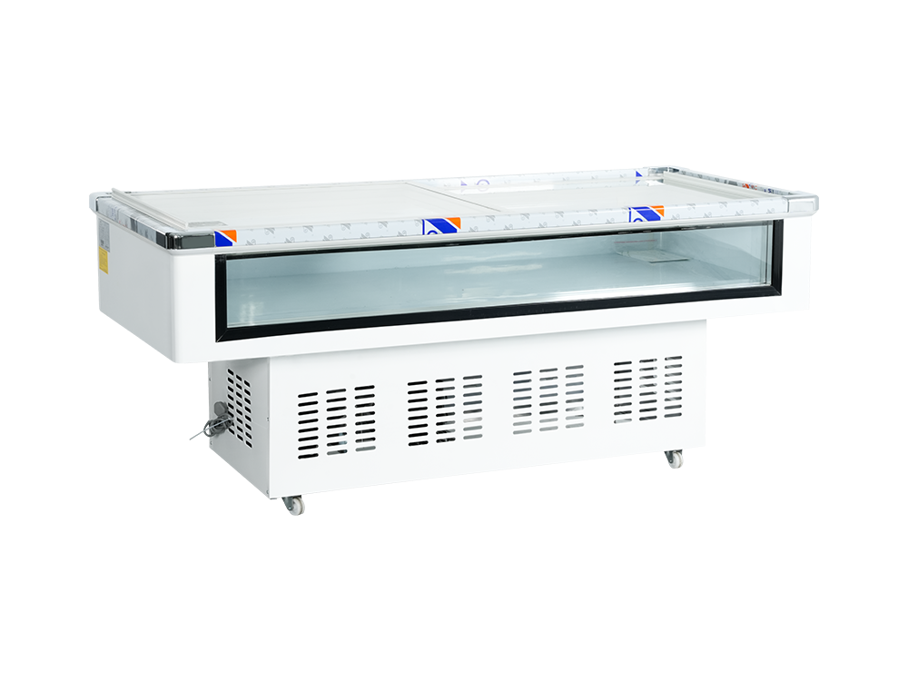 Front Transparent Freezer Seafood Showcase