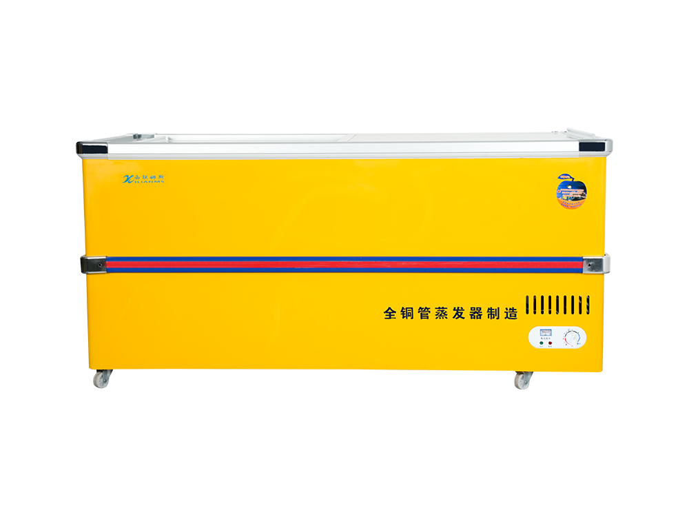 Dual Temperature Freezer Island Showcase