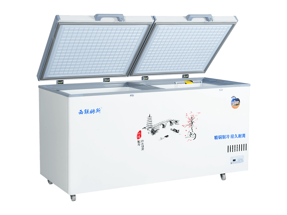 Double-door upright dual-temperature standard freezer