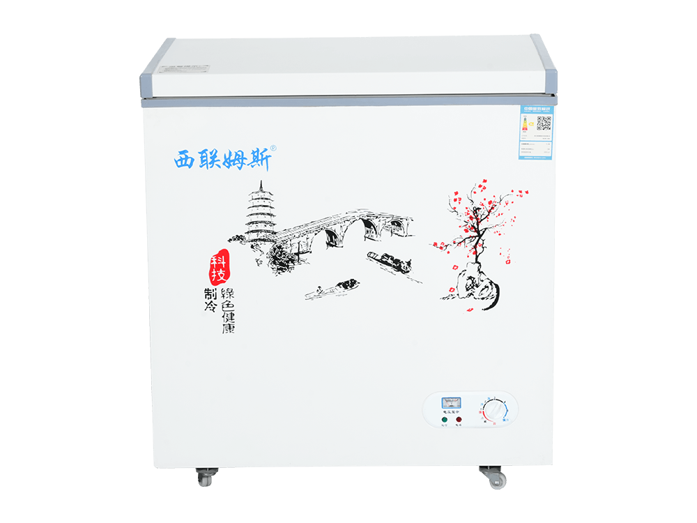 Single-door upright dual-temperature small freezer