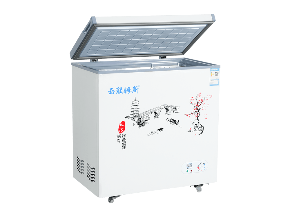 Single-door upright dual-temperature small freezer