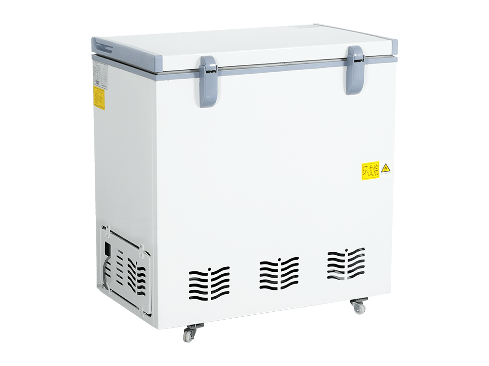 Single-door upright dual-temperature small freezer